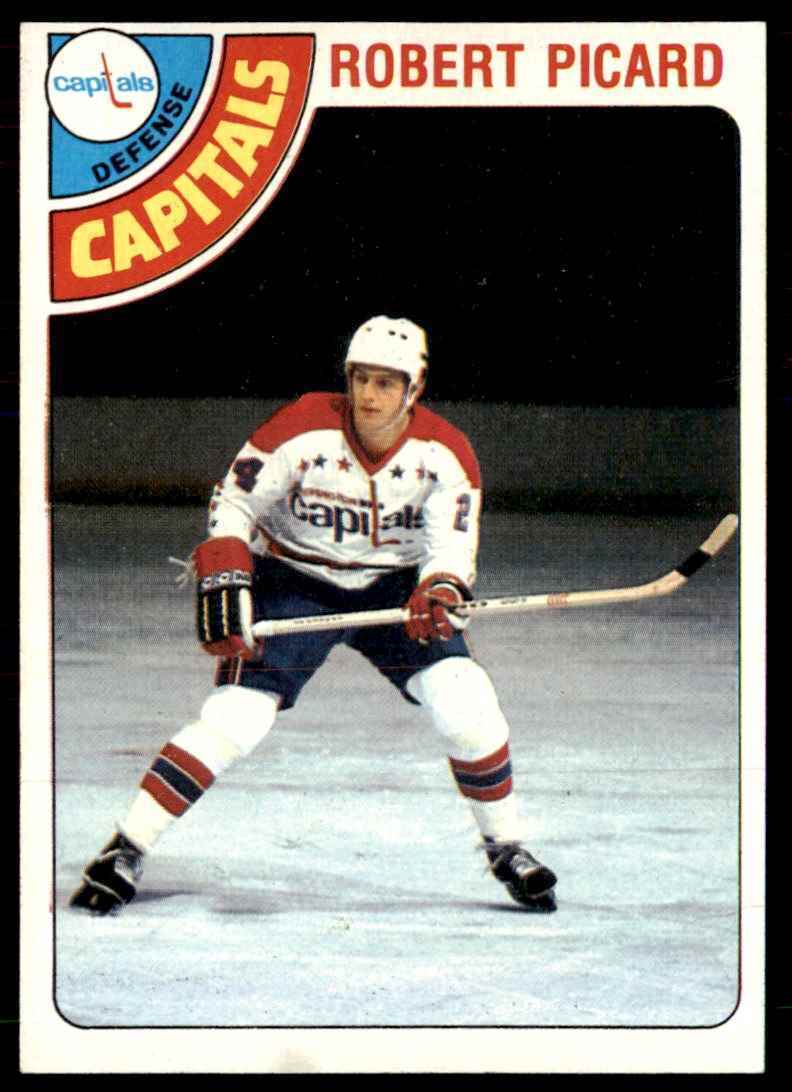 1978-79 Topps Hockey Cards Robert Picard Rookie Washington Capitals #39