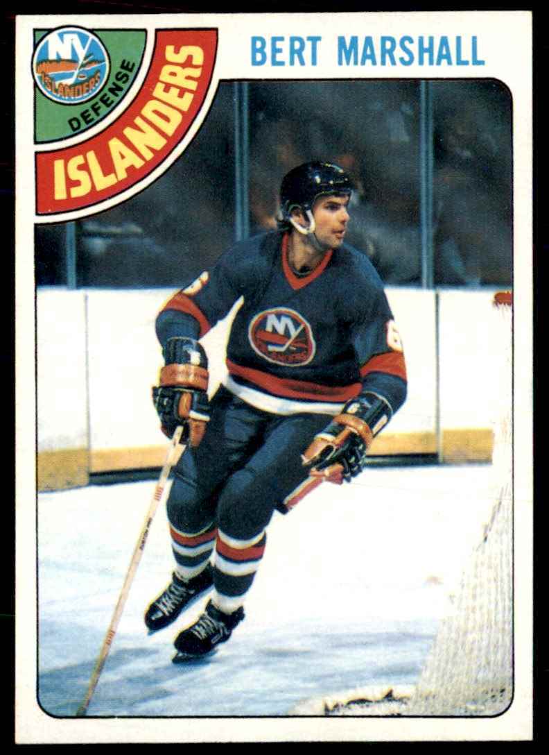 1978-79 Topps Hockey Cards Bert Marshall New York Islanders #49