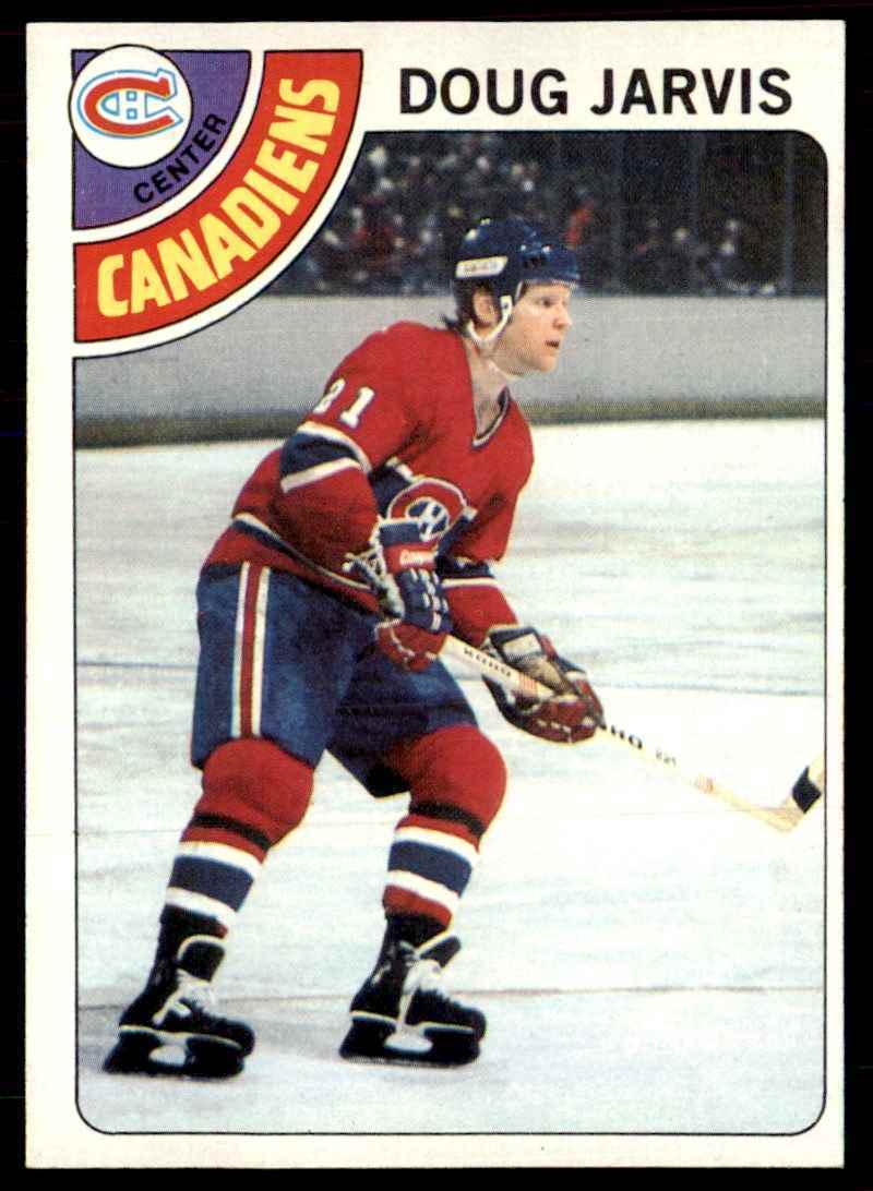 1978-79 Topps Hockey Cards Doug Jarvis . Montreal Canadiens #13