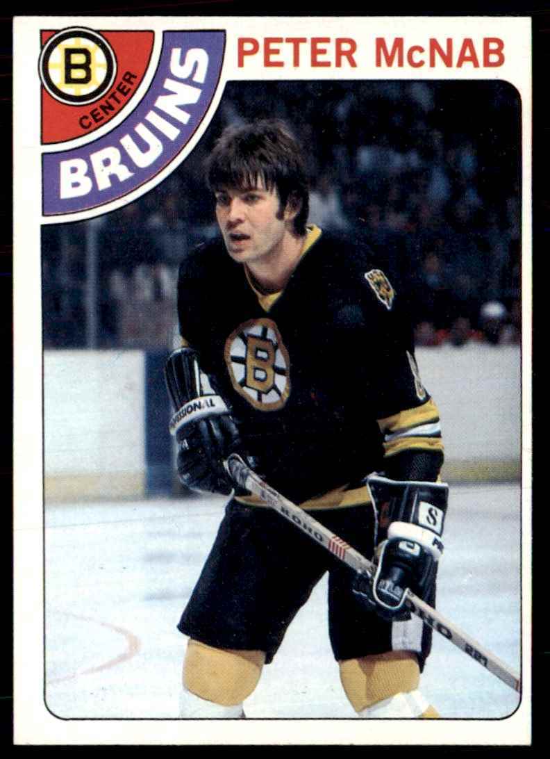 1978-79 Topps Hockey Cards Peter McNab , Boston Bruins #212