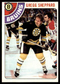 1978-79 Topps Hockey Cards Gregg Sheppard A Boston Bruins #18