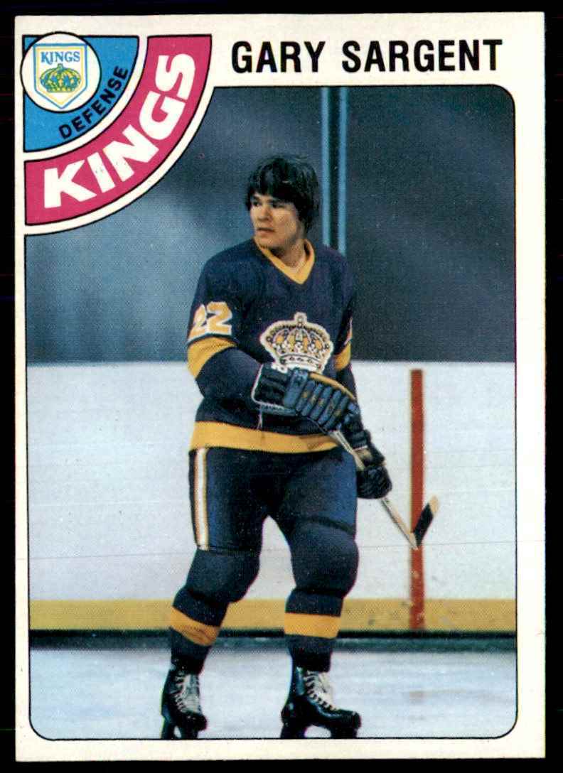 1978-79 Topps Hockey Cards Gary Sargent b Los Angeles Kings #37