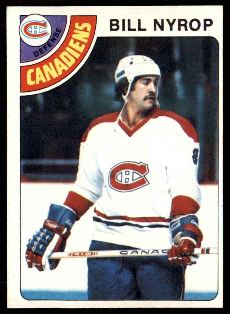 1978-79 Topps Hockey Cards Bill Nyrop A Montreal Canadiens #134