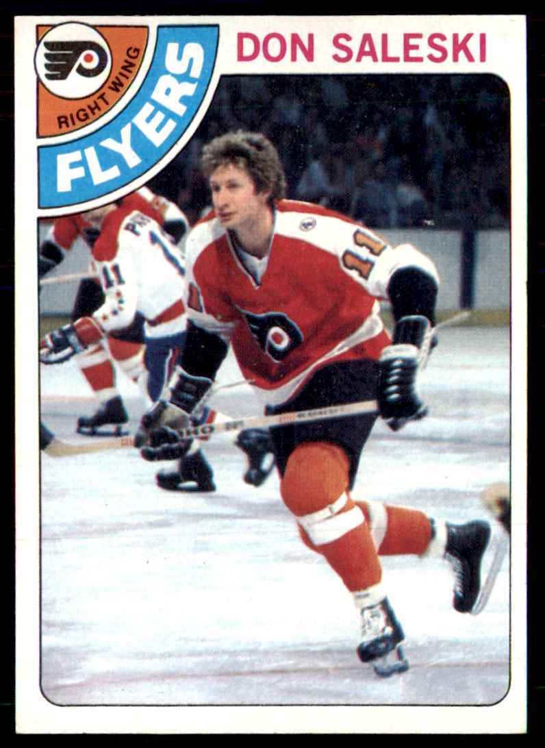 1978-79 Topps Hockey Cards Don Saleski , Philadelphia Flyers #257