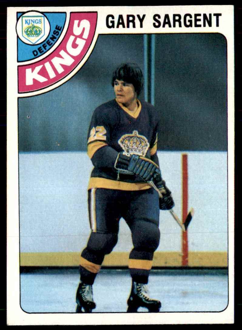 1978-79 Topps Hockey Cards Gary Sargent , Los Angeles Kings #37