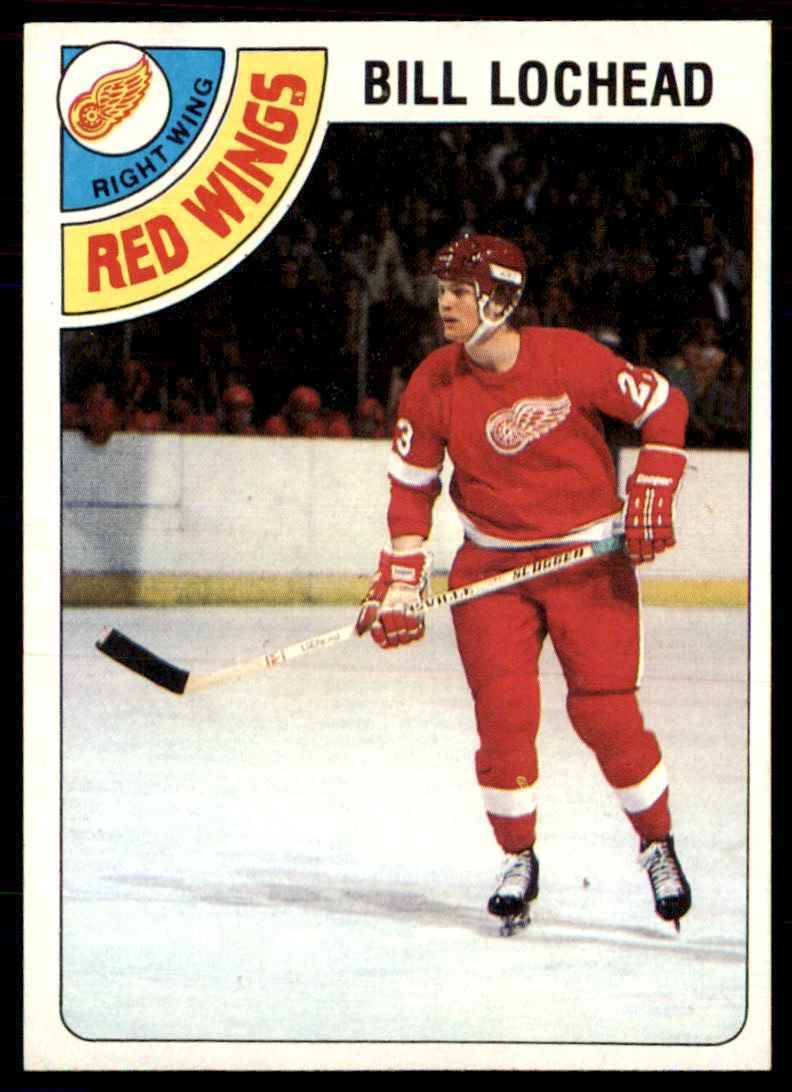 1978-79 Topps Hockey Cards Bill Lochead , Detroit Red Wings #122