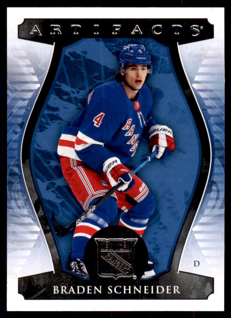 2023-24 Upper Deck Artifacts Braden Schneider New York Rangers #77