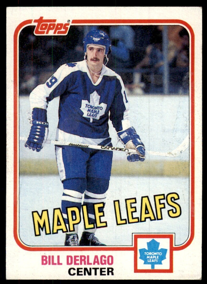 1981-82 Topps Bill Derlago Hockey Cards #8