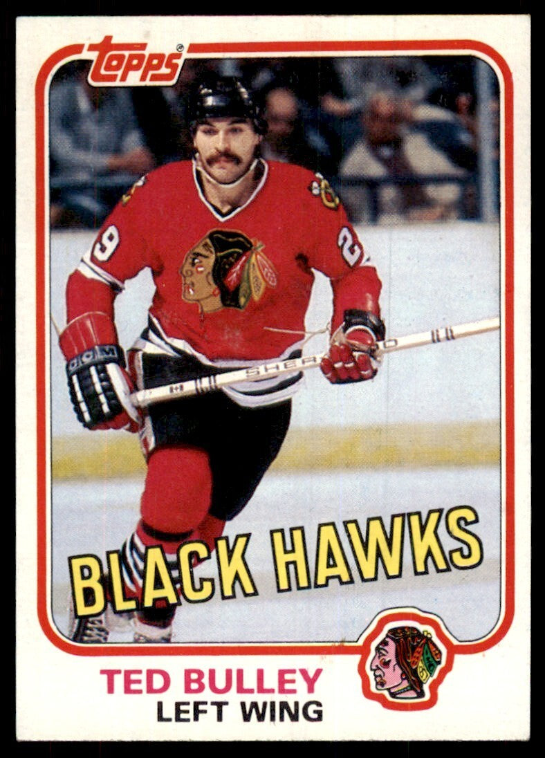 1981-82 Topps Ted Bulley Hockey Cards #68