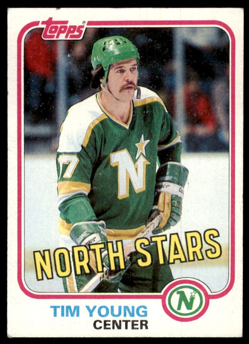 1981-82 Topps Tim Young D Hockey Cards #113