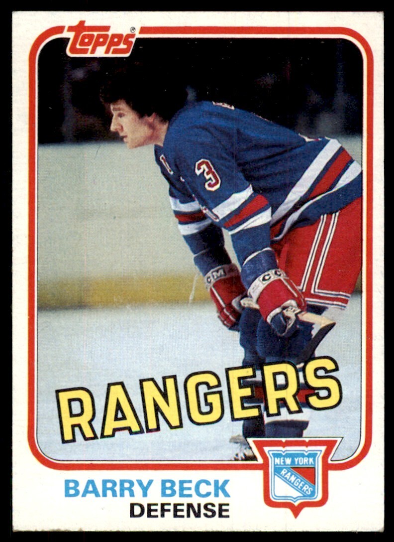 1981-82 Topps B arry Beck B Hockey Cards #3