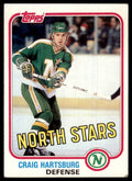 1981-82 Topps Craig Hartsburg A Hockey Cards #106