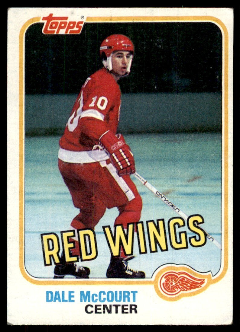 1981-82 Topps Dale McCourt E Hockey Cards #21
