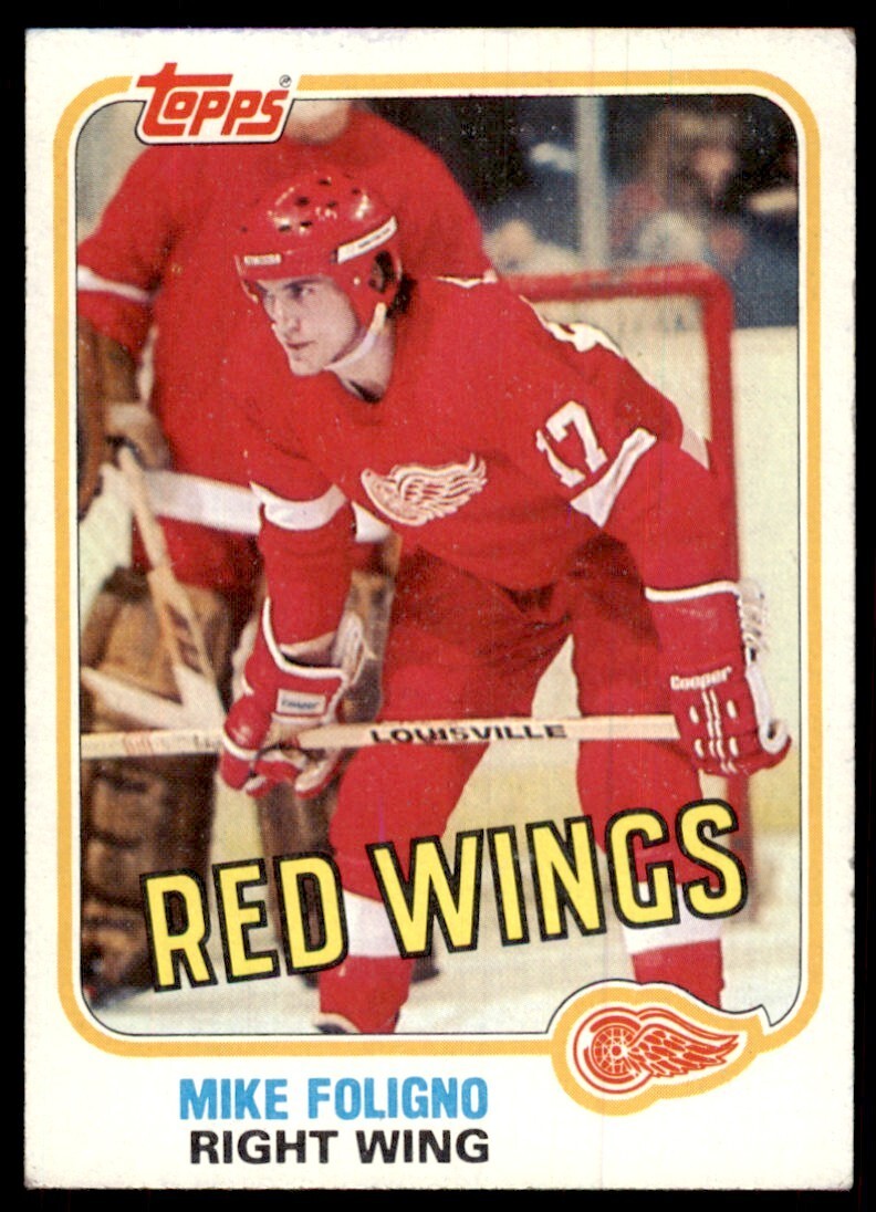 1981-82 Topps Mike Foligno A Hockey Cards #87