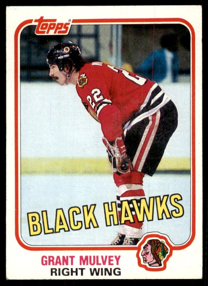 1981-82 Topps Grant Mulvey C Hockey Cards #72
