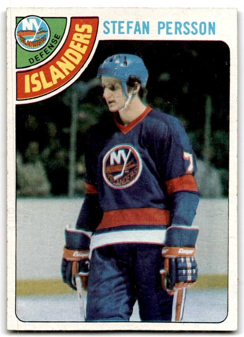 1978-79 Topps Hockey Cards Stefan Persson Rookie New York Islanders #144
