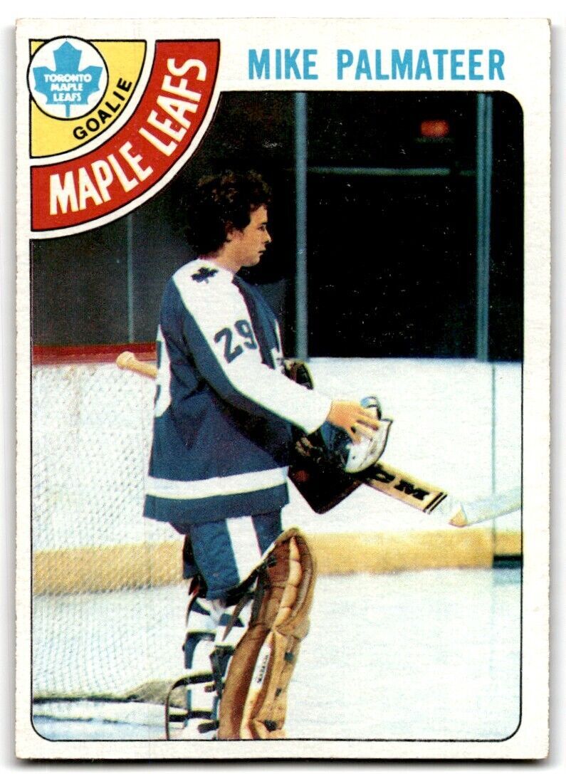 1978-79 Topps Hockey Cards Mike Palmateer Toronto Maple Leafs #160
