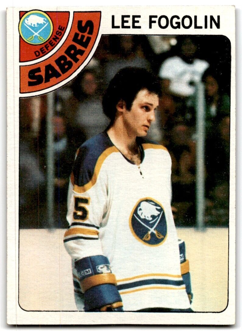 1978-79 Topps Hockey Cards Lee Fogolin Buffalo Sabres #27