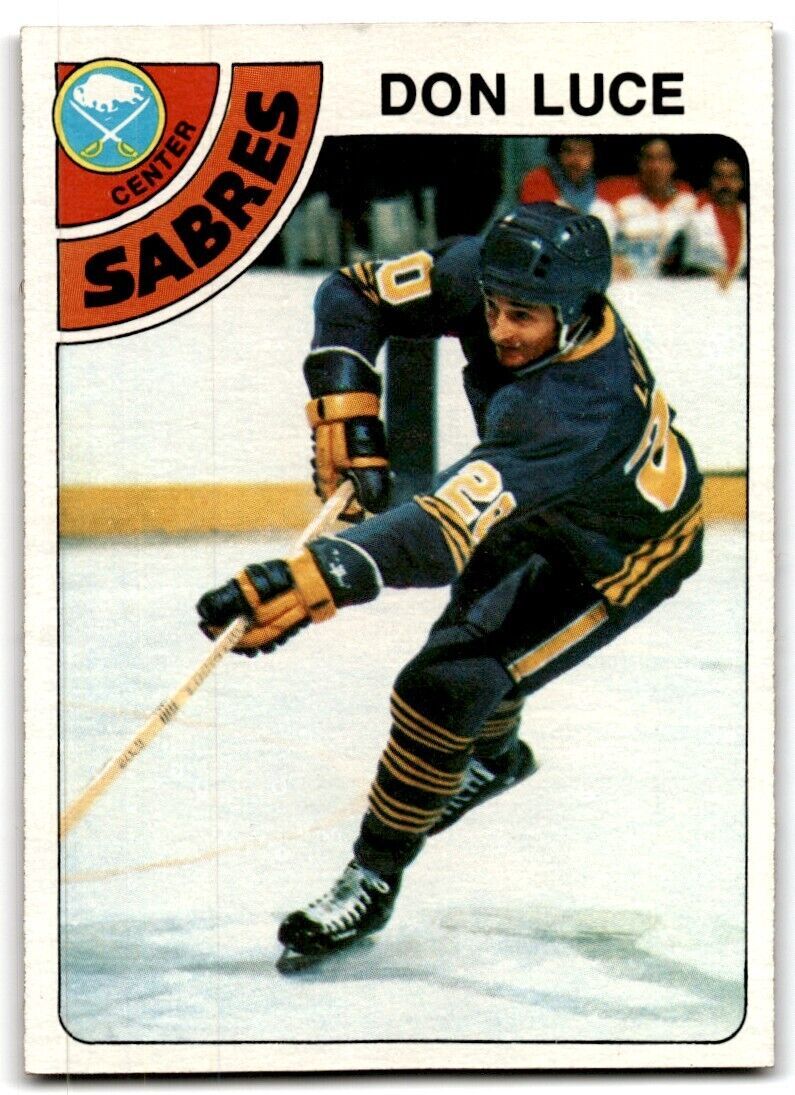 1978-79 Topps Hockey Cards Don Luce Buffalo Sabres #58
