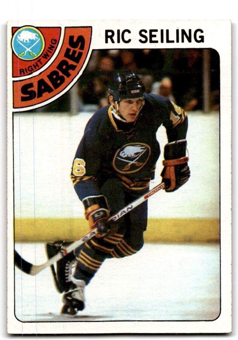 1978-79 Topps Hockey Cards Ric Seiling Rookie . Buffalo Sabres #242