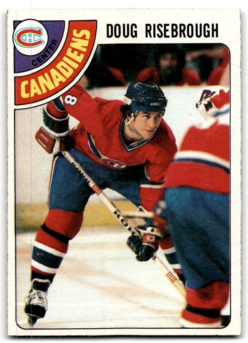 1978-79 Topps Hockey Cards Doug Risebrough NM Montreal Canadiens #249