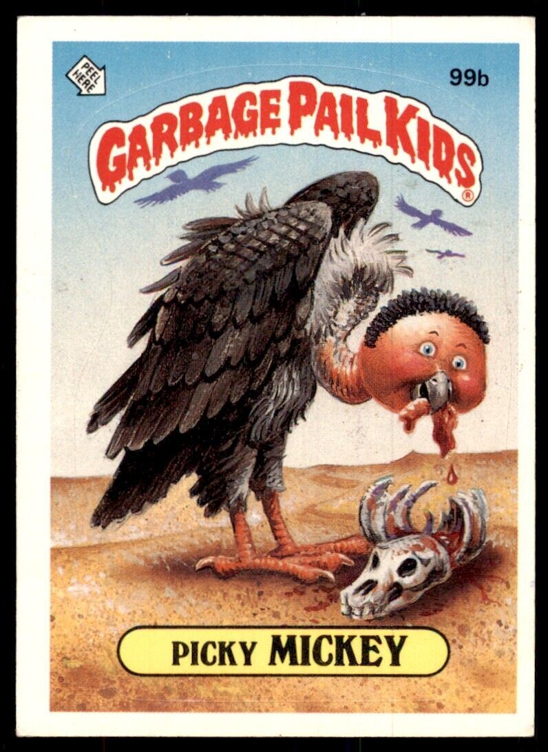 1986 Garbage Pail Kids Picky Mickey B Series 3 #99B