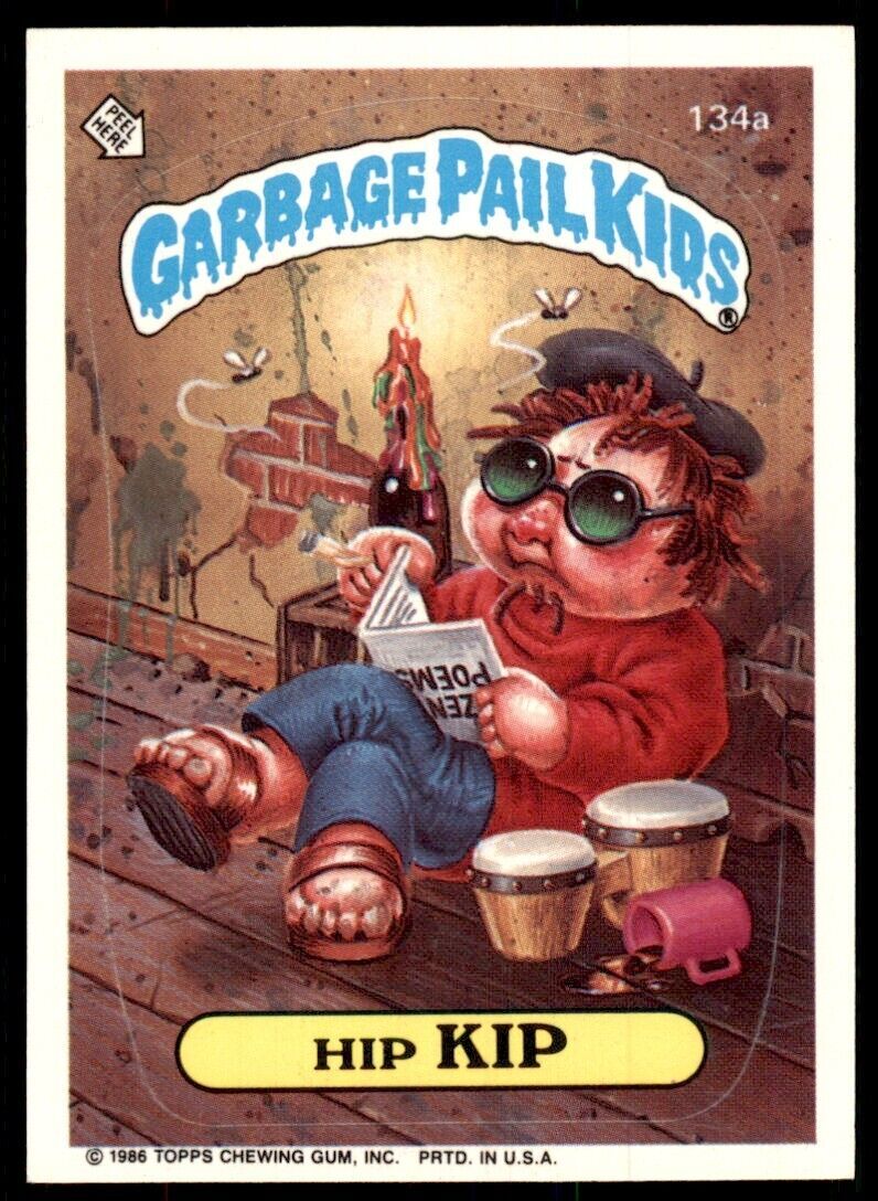 1986 Garbage Pail Kids Hip Kip A Series 4 #134A