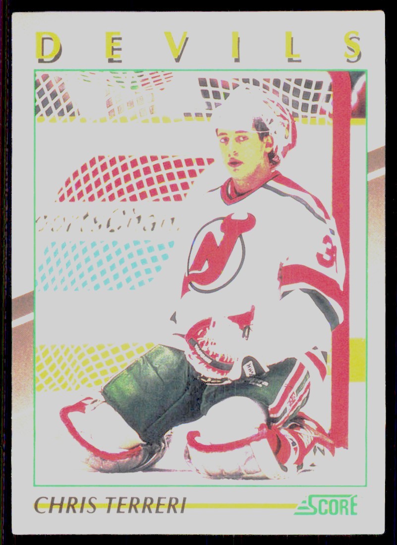 1991-92 Score Young Superstars Chris Terreri Hockey Cards #15