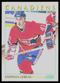 1991-92 Score Young Superstars Stephan Lebeau Hockey Cards #7