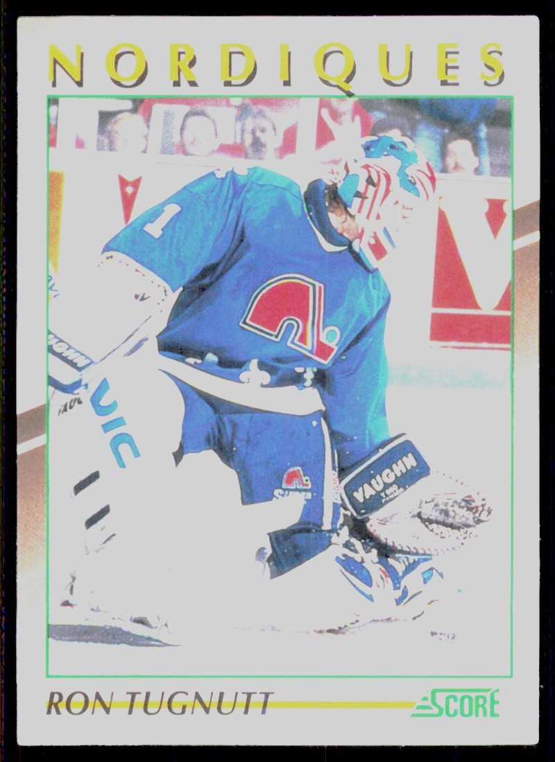 1991-92 Score Young Superstars Ron Tugnutt Hockey Cards #33