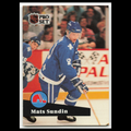Mats Sundin #197 1991 Pro Set Quebec Nordiques Hockey Card NHL NM