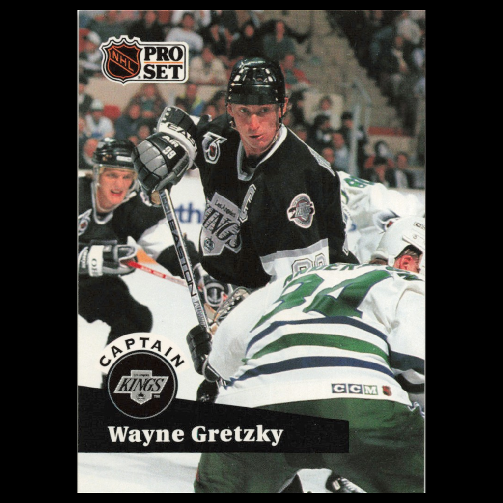 Wayne Gretzky #574 1991 Pro Set Los Angeles Kings Hockey Card NHL NM