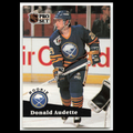 Donald Audette Rookie #524 1991 Pro Set Buffalo Sabres Hockey Card NHL NM