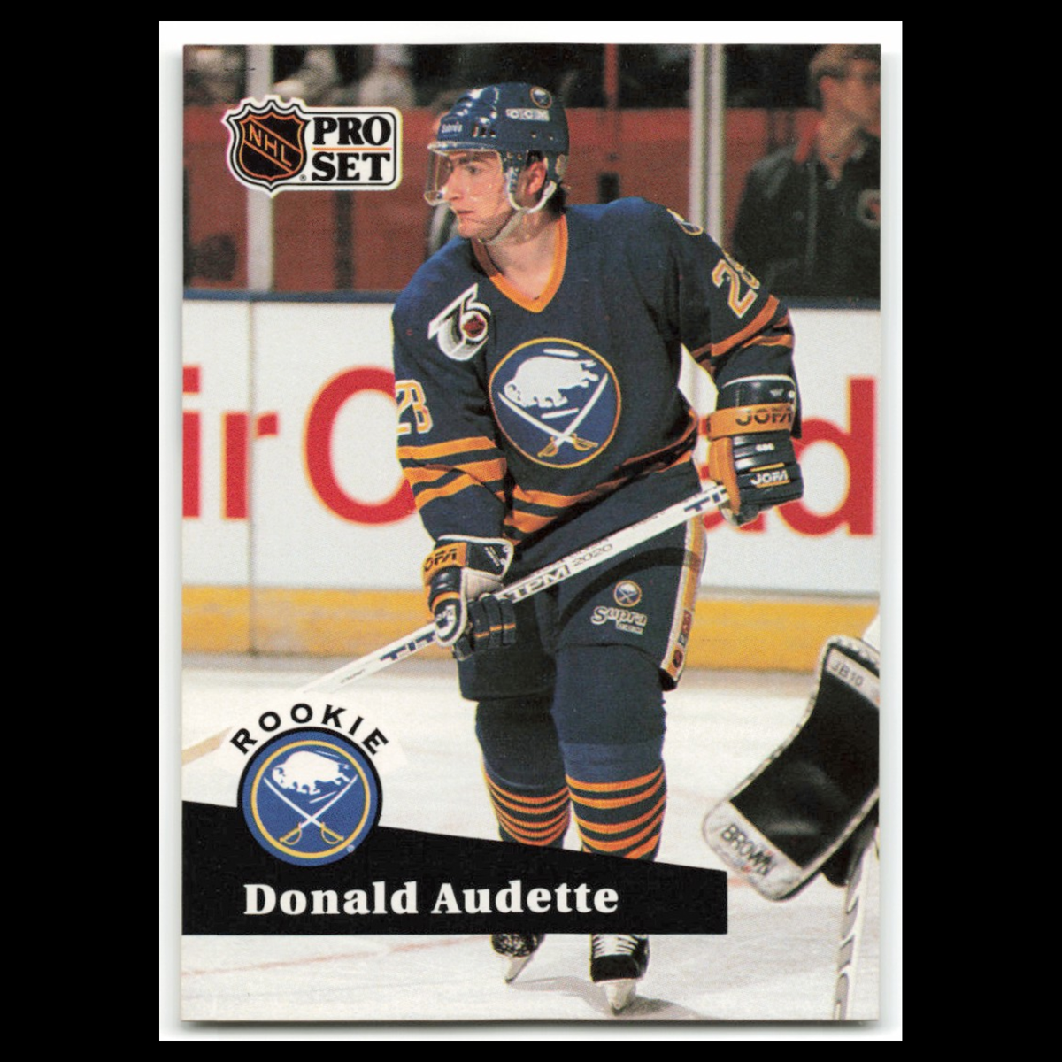 Donald Audette Rookie #524 1991 Pro Set Buffalo Sabres Hockey Card NHL NM