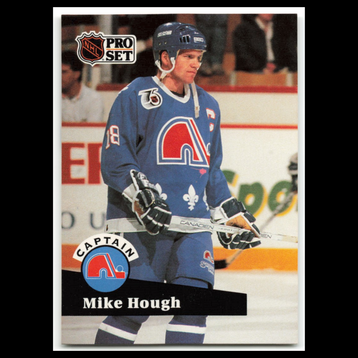 Mike Hough #582 1991 Pro Set Quebec Nordiques Hockey Card NHL NM