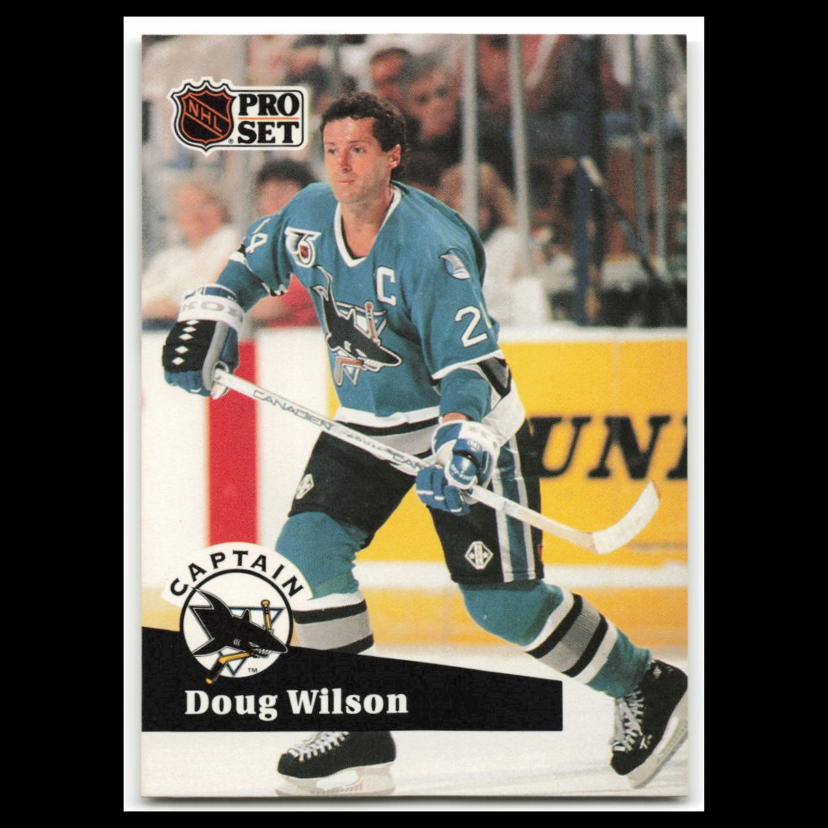 Doug Wilson #584 1991 Pro Set San Jose Sharks Hockey Card NHL NM
