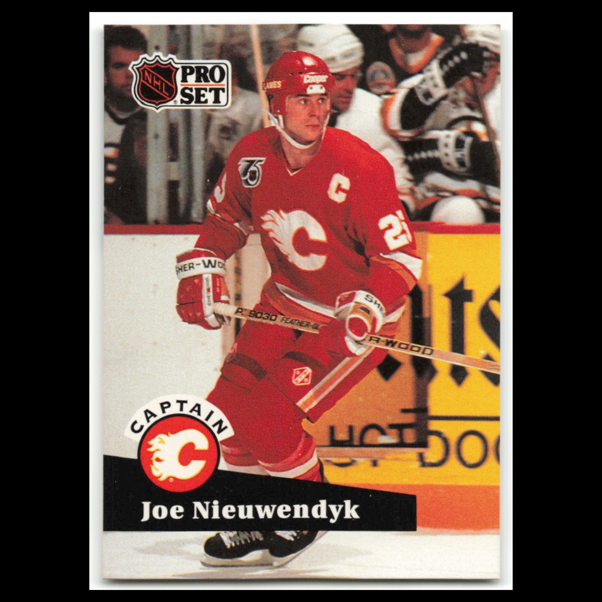 Joe Nieuwendyk #569 1991 Pro Set Calgary Flames Hockey Card NHL NM