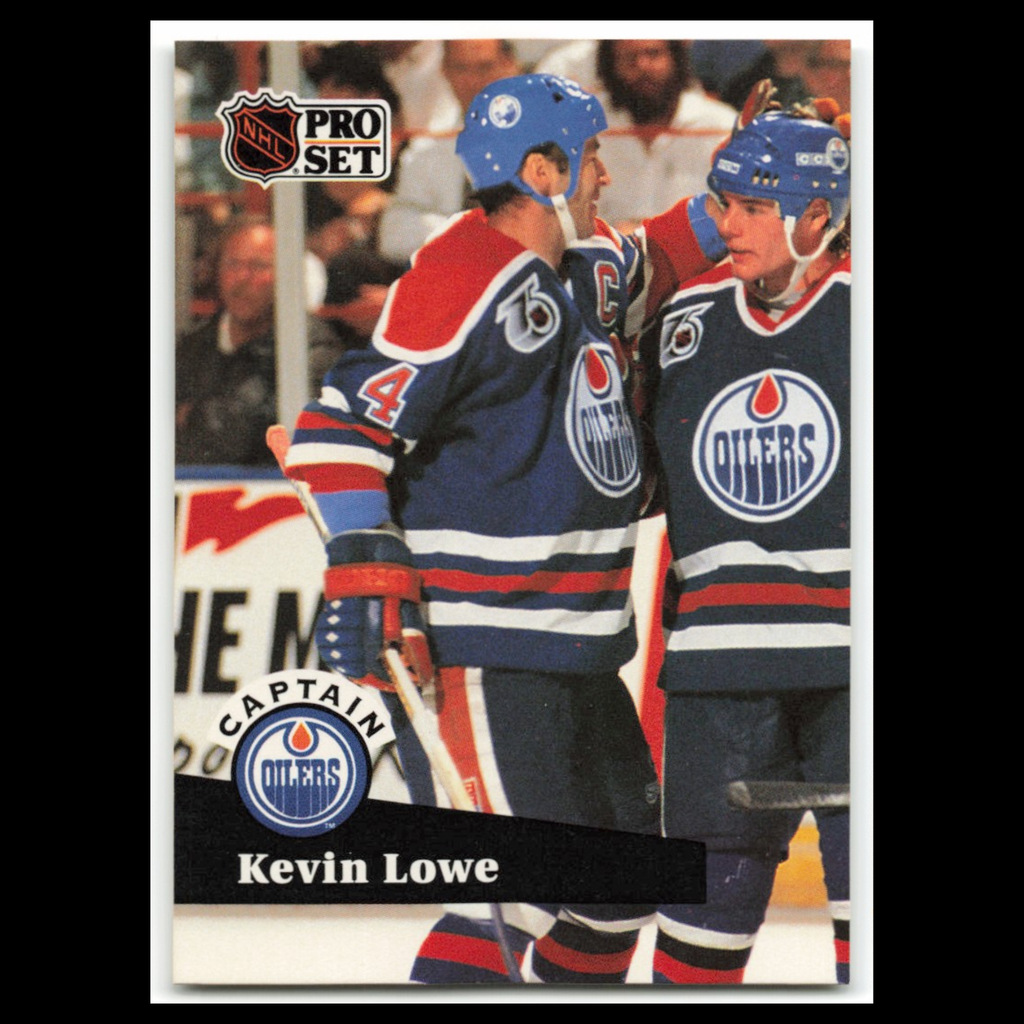 Kevin Lowe #572 1991 Pro Set Edmonton Oilers Hockey Card NHL NM