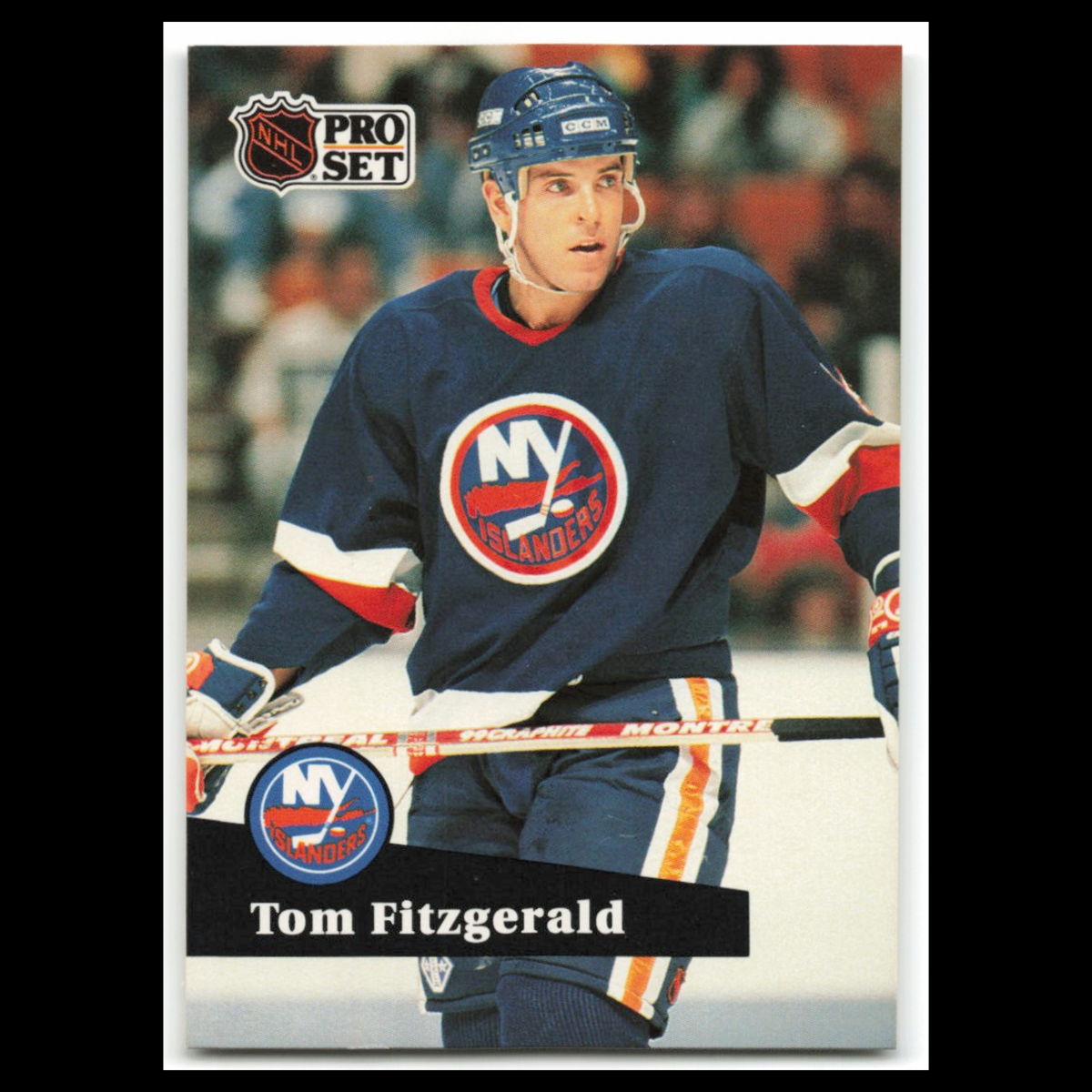 Tom Fitzgerald #431 1991 Pro Set New York Islanders Hockey Card NHL NM