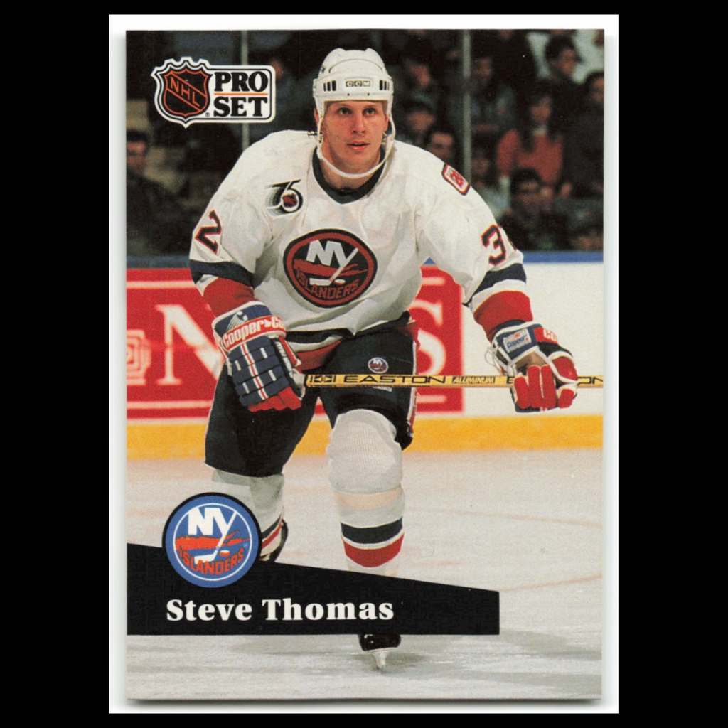 Steve Thomas #438 1991 Pro Set New York Islanders Hockey Card NHL NM