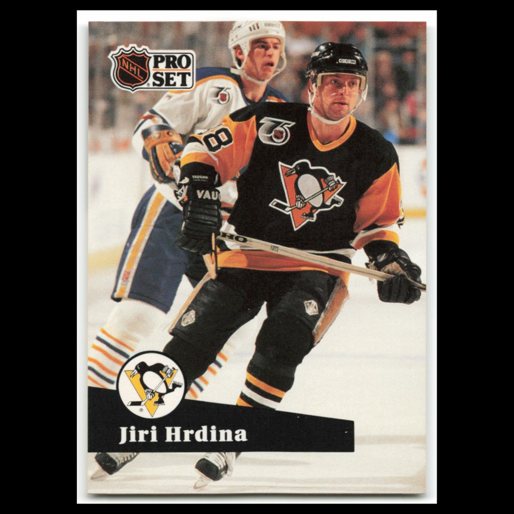 Jiri Hrdina #461 1991 Pro Set Pittsburgh Penguins Hockey Card NHL NM