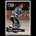 Perry Anderson Rookie #481 1991 Pro Set San Jose Sharks Hockey Card NHL NM