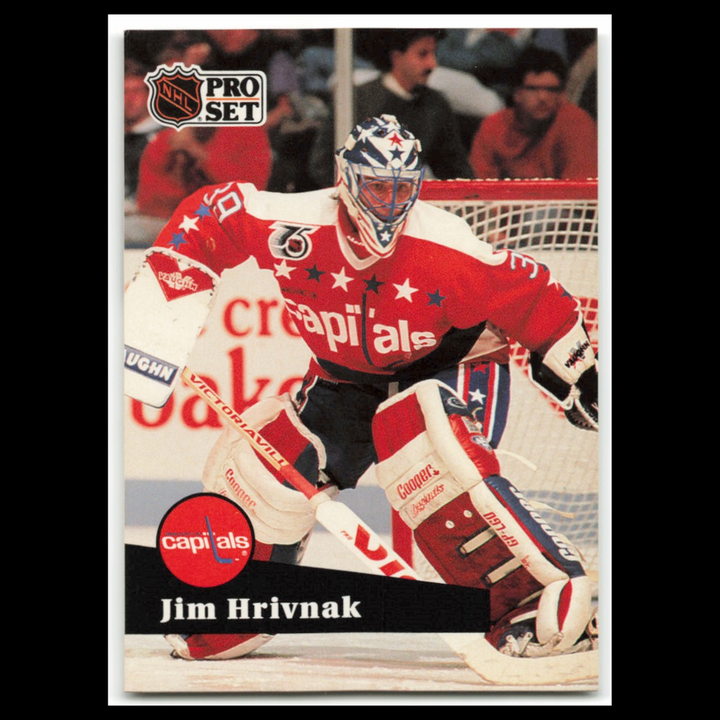 Jim Hrivnak #509 1991 Pro Set Washington Capitals Hockey Card NHL NM