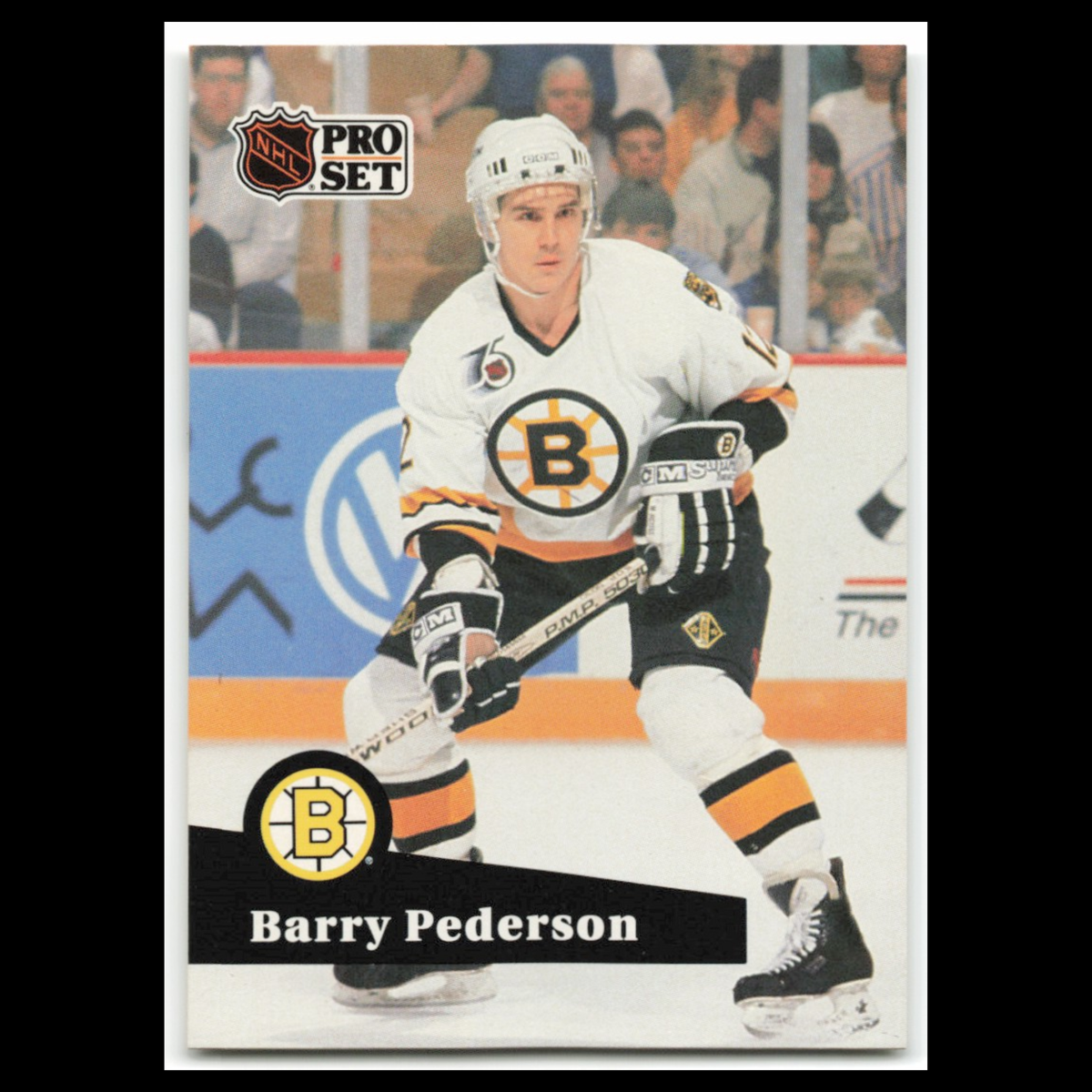 Barry Pederson #351 1991 Pro Set Boston Bruins Hockey Card NHL NM