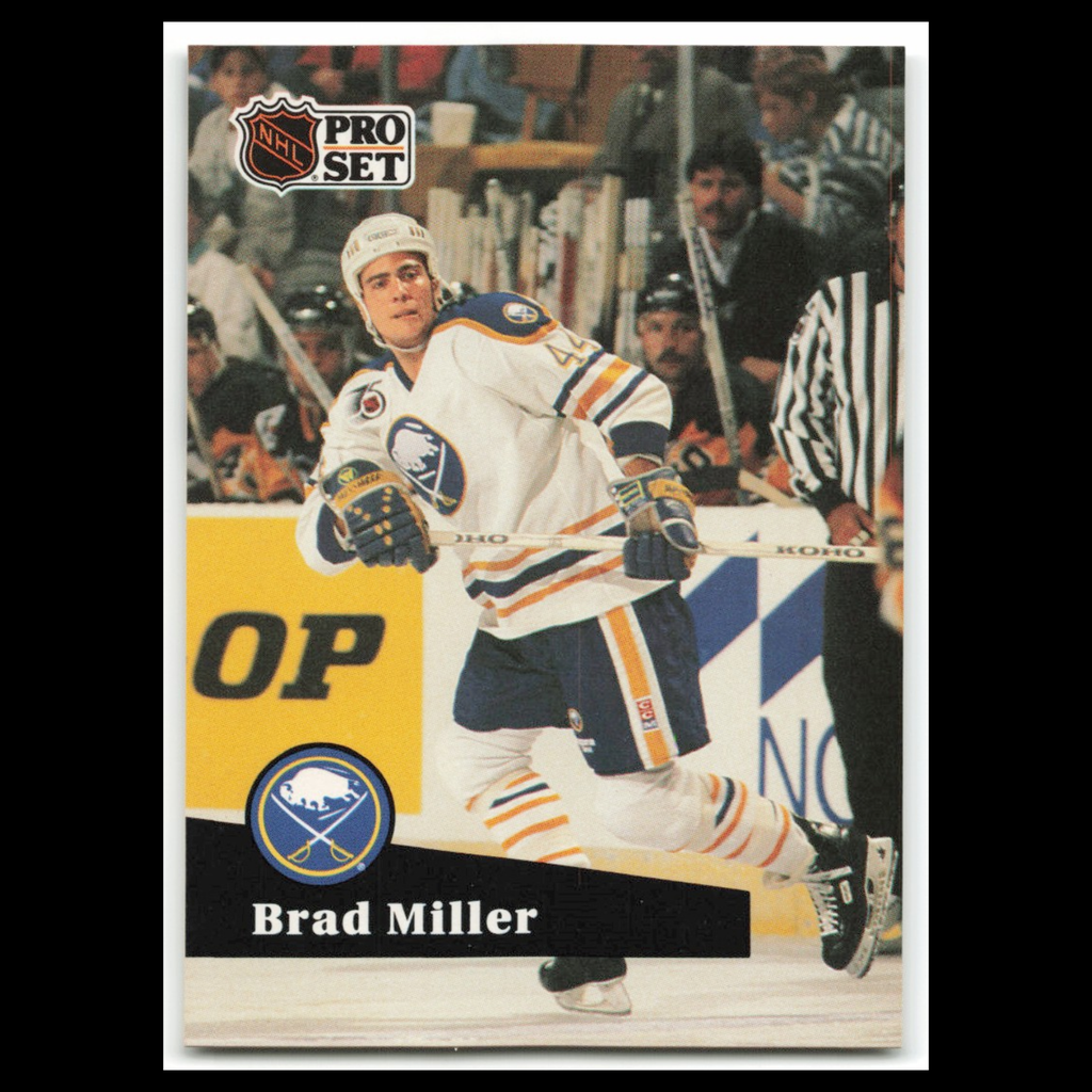 Brad Miller #354 1991 Pro Set Buffalo Sabres Hockey Card NHL NM