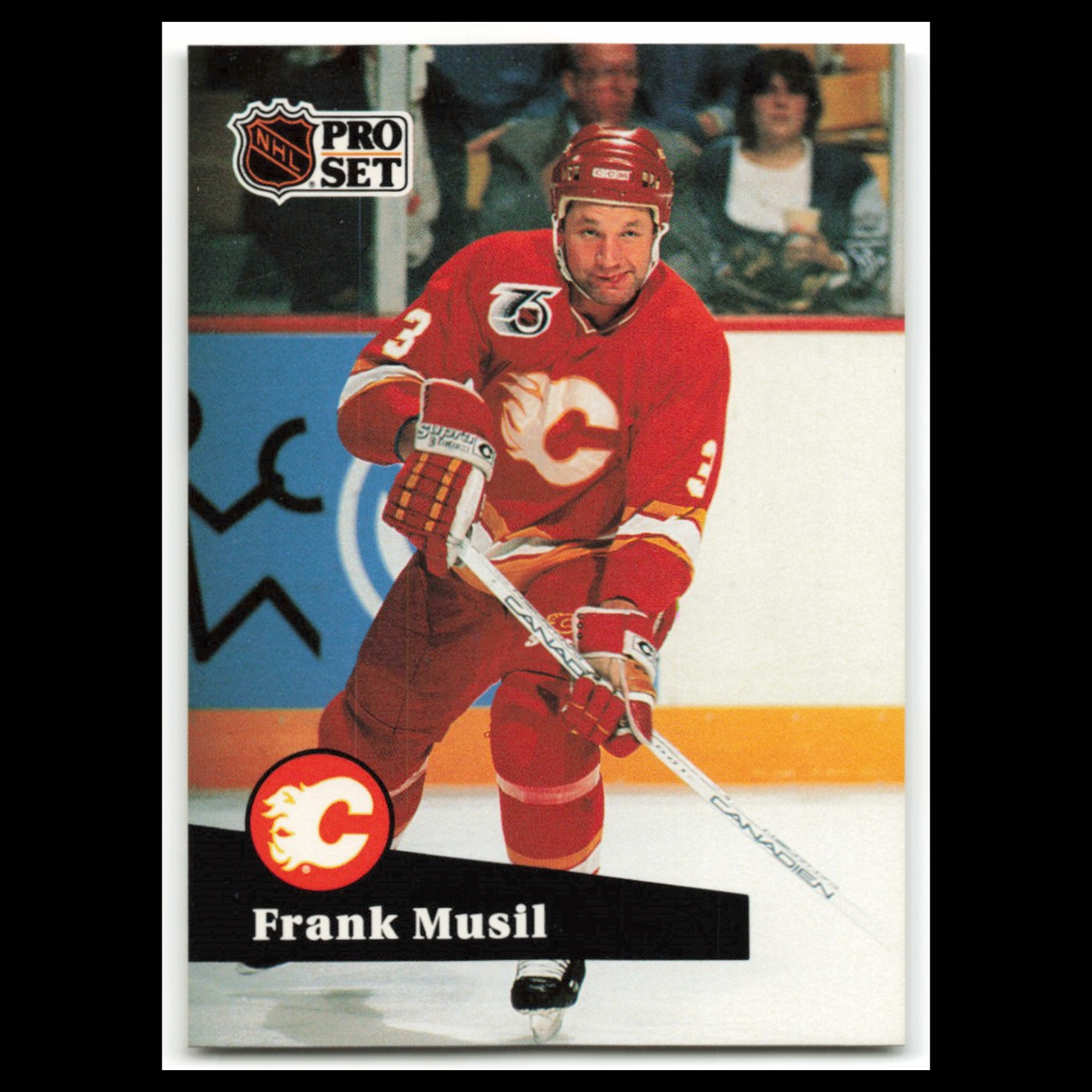 Frank Musil #368 1991 Pro Set Calgary Flames Hockey Card NHL NM