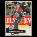 Kelly Buchberger #385 1991 Pro Set Edmonton Oilers Hockey Card NHL NM