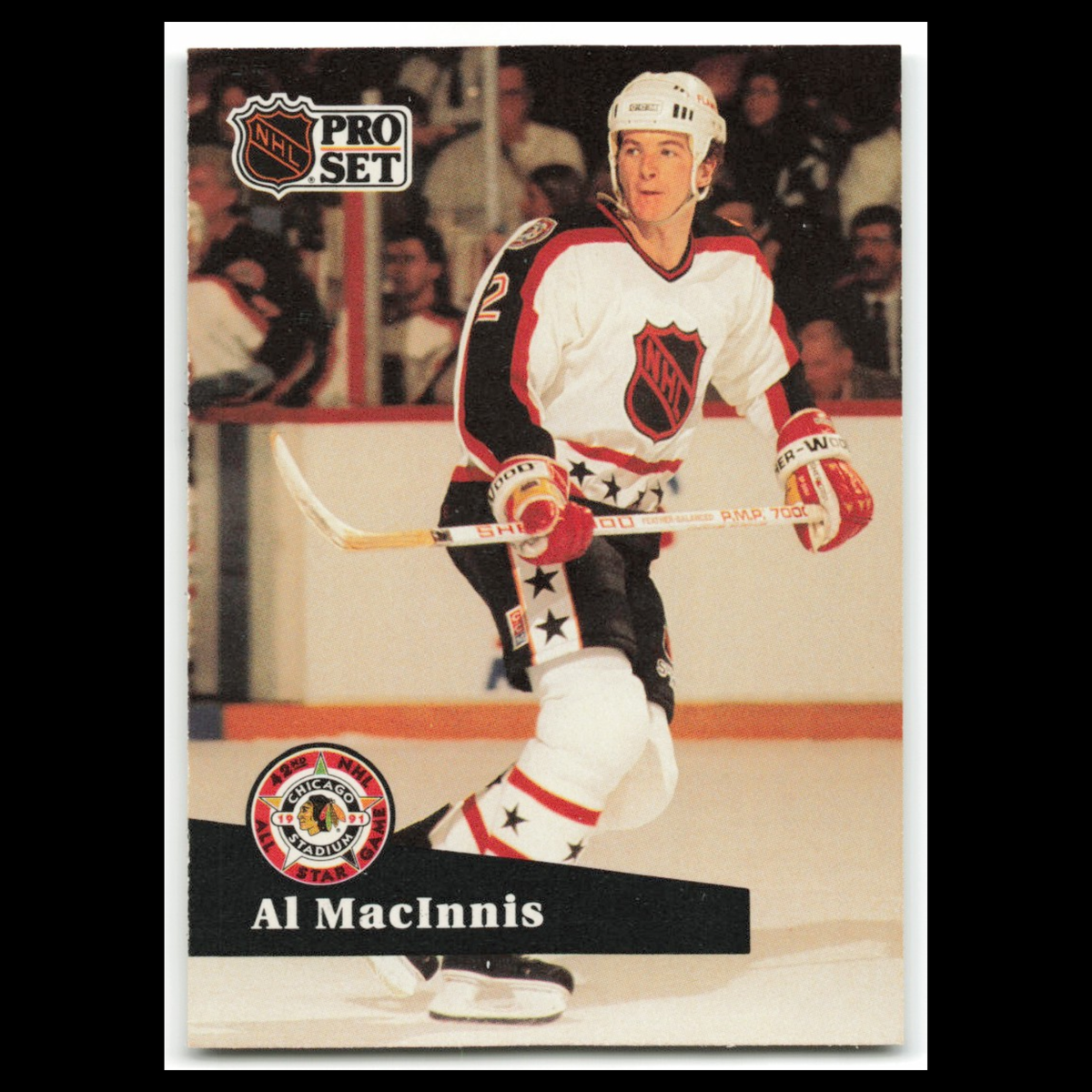Al MacInnis #275 1991 Pro Set Calgary Flames Hockey Card NHL NM