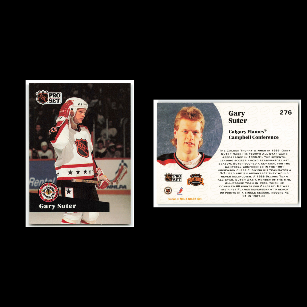 Gary Suter #276 1991 Pro Set Calgary Flames Hockey Card NHL NM