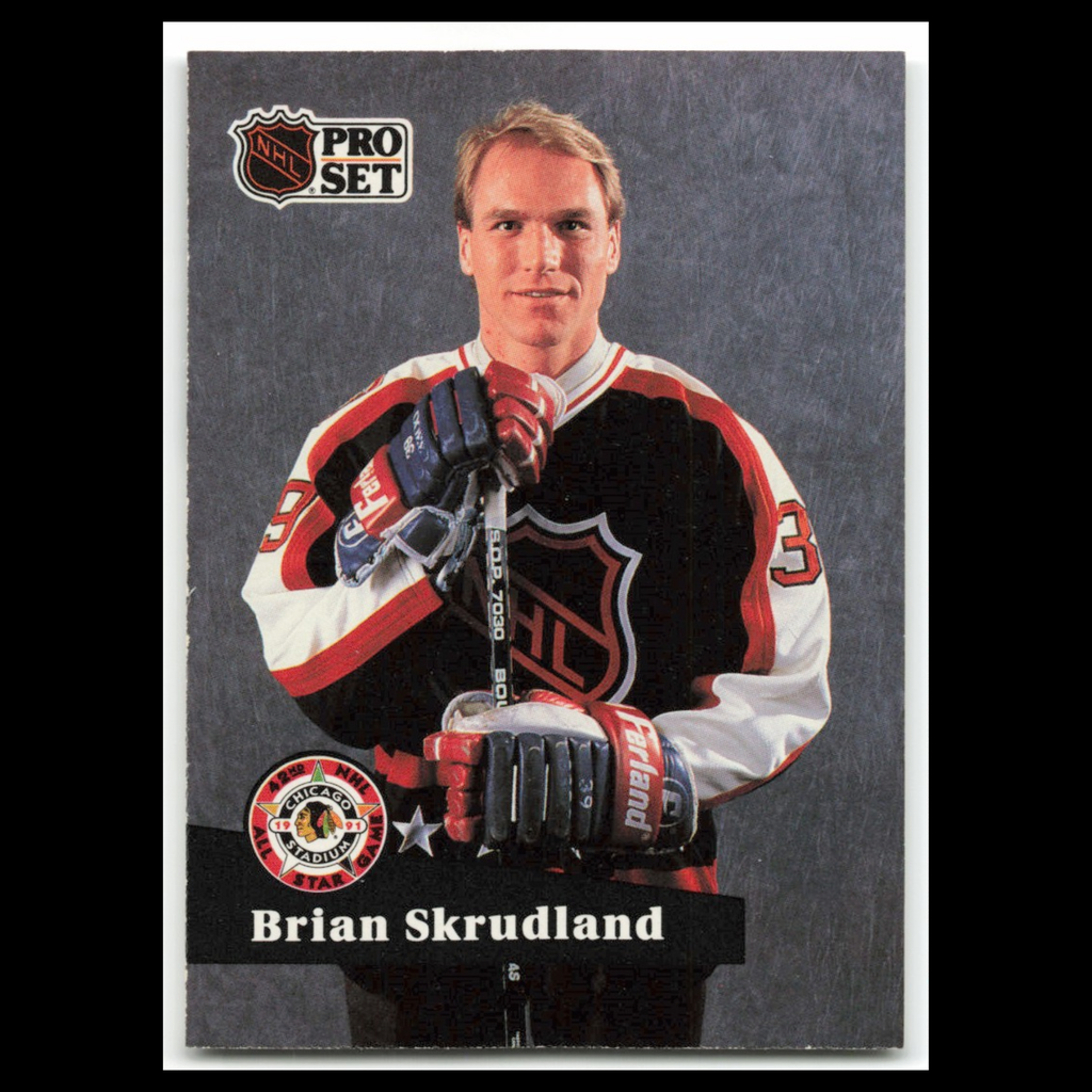 Brian Skrudland #306 1991 Pro Set Montreal Canadiens Hockey Card NHL NM